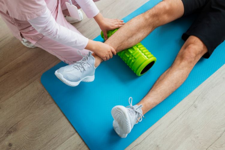 Therapeutic exercise instruction at Back to Health Rehab & Wellness, Jupiter FL